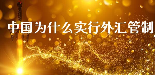 中国为什么实行外汇管制_https://wap.15771688.com_原油期货直播室_第1张