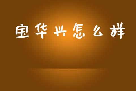 宝华兴怎么样_https://wap.15771688.com_期货手续费一览表_第1张