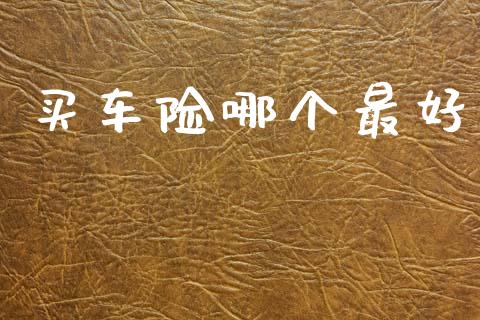 买车险哪个最好_https://wap.15771688.com_国际期货_第1张