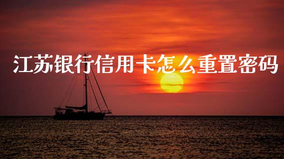 江苏银行信用卡怎么重置密码_https://wap.15771688.com_期货手续费一览表_第1张