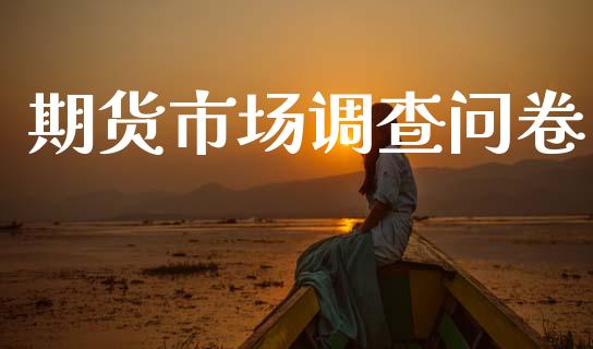 期货市场调查问卷_https://wap.15771688.com_道指期货_第1张