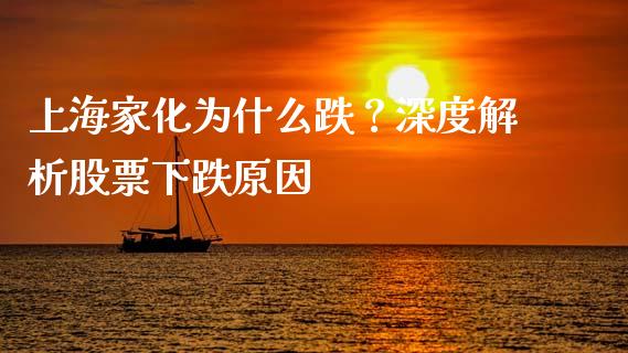 上海家化为什么跌？深度解析股票下跌原因_https://wap.15771688.com_道指期货_第1张