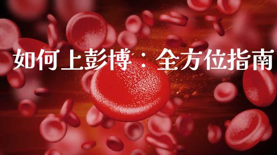 如何上彭博：全方位指南_https://wap.15771688.com_道指期货_第1张