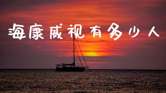 海康威视有多少人_https://wap.15771688.com_原油期货直播室_第1张