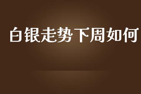 白银走势下周如何_https://wap.15771688.com_道指期货_第1张