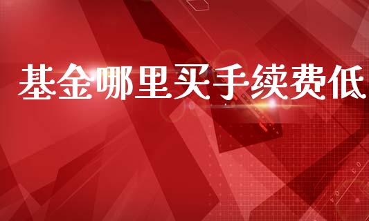 基金哪里买手续费低_https://wap.15771688.com_国际期货_第1张