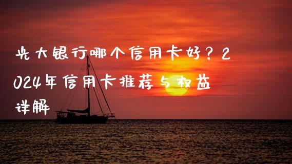 光大银行哪个信用卡好？2024年信用卡推荐与权益详解_https://wap.15771688.com_道指期货_第1张
