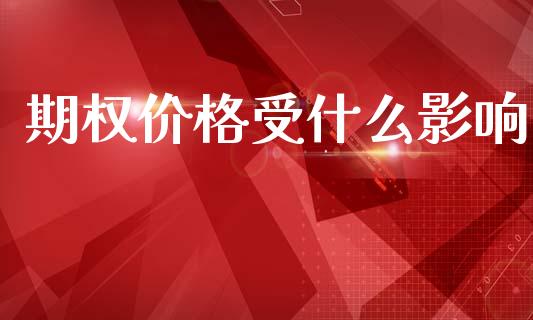 期权价格受什么影响_https://wap.15771688.com_期货手续费一览表_第1张