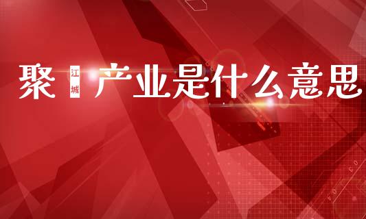 聚酯产业是什么意思_https://wap.15771688.com_原油期货直播室_第1张