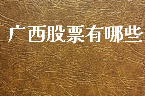 广西股票有哪些_https://wap.15771688.com_期货手续费一览表_第1张