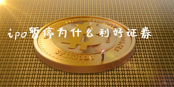 ipo暂停为什么利好证券_https://wap.15771688.com_原油期货直播室_第1张