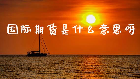 国际期货是什么意思呀_国际期货_第1张_原油期货直播室_道指期_期货手续费一览表_国际期货 国际期货是什么意思呀_https://wap.15771688.com_国际期货_第1张