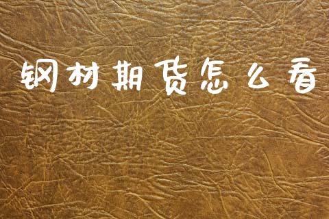 钢材期货怎么看_https://wap.15771688.com_原油期货直播室_第1张