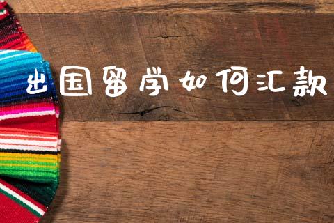 出国留学如何汇款_https://wap.15771688.com_国际期货_第1张