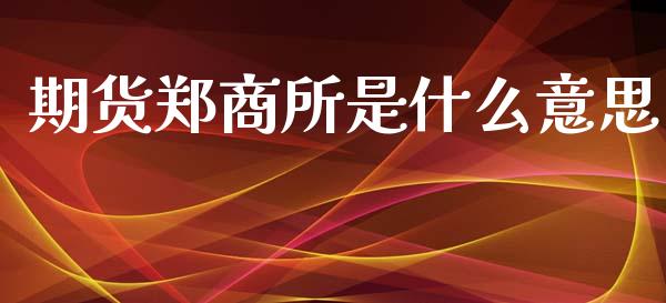 期货郑商所是什么意思_https://wap.15771688.com_原油期货直播室_第1张