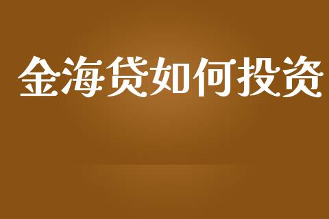 金海贷如何投资_https://wap.15771688.com_期货手续费一览表_第1张