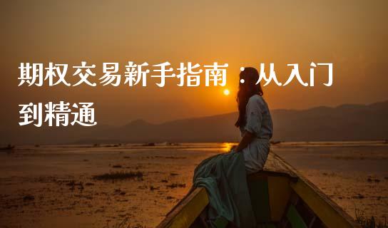 期权交易新手指南：从入门到精通_https://wap.15771688.com_道指期货_第1张