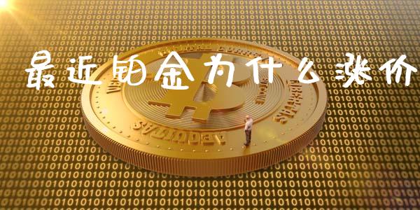 最近铂金为什么涨价_https://wap.15771688.com_道指期货_第1张