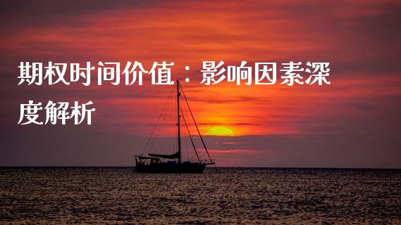 期权时间价值：影响因素深度解析_https://wap.15771688.com_道指期货_第1张