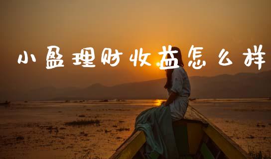 小盈理财收益怎么样_https://wap.15771688.com_道指期货_第1张