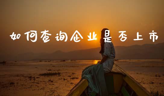 如何查询企业是否上市_https://wap.15771688.com_原油期货直播室_第1张