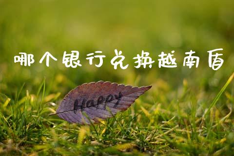 哪个银行兑换越南盾_https://wap.15771688.com_原油期货直播室_第1张