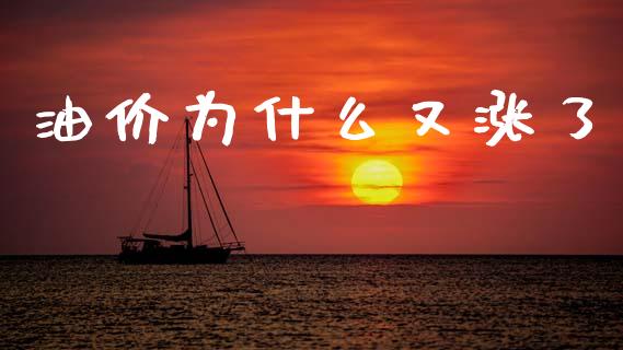 油价为什么又涨了_https://wap.15771688.com_国际期货_第1张