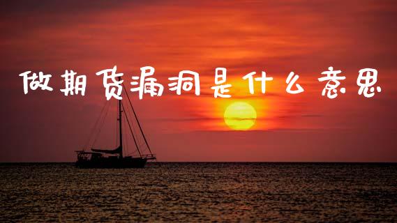 做期货漏洞是什么意思_https://wap.15771688.com_国际期货_第1张