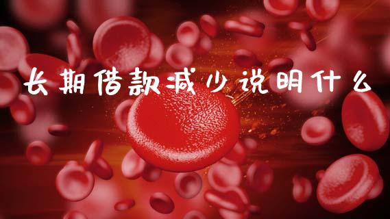长期借款减少说明什么_https://wap.15771688.com_道指期货_第1张