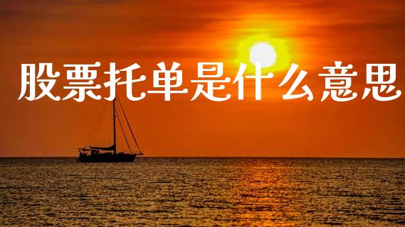股票托单是什么意思_https://wap.15771688.com_道指期货_第1张