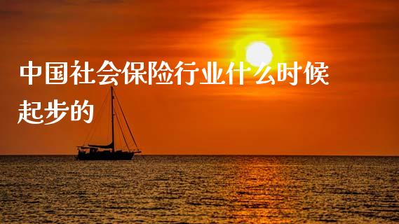 中国社会保险行业什么时候起步的_https://wap.15771688.com_道指期货_第1张