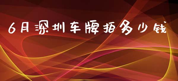 6月深圳车牌拍多少钱_https://wap.15771688.com_原油期货直播室_第1张