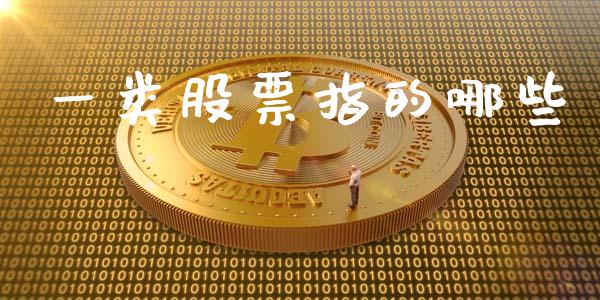 一类股票指的哪些_https://wap.15771688.com_期货手续费一览表_第1张