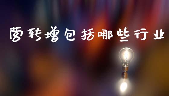 营转增包括哪些行业_https://wap.15771688.com_期货手续费一览表_第1张