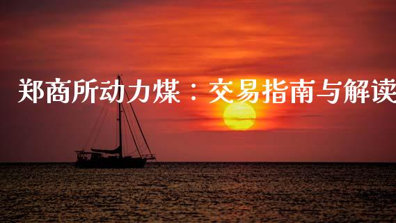郑商所动力煤：交易指南与解读_https://wap.15771688.com_国际期货_第1张