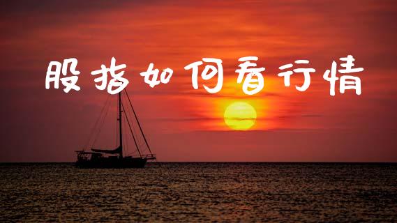 股指如何看行情_https://wap.15771688.com_原油期货直播室_第1张