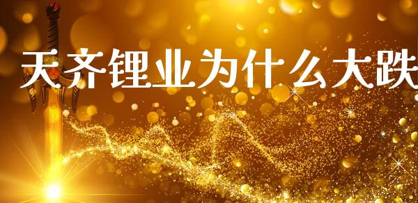 天齐锂业为什么大跌_https://wap.15771688.com_期货手续费一览表_第1张