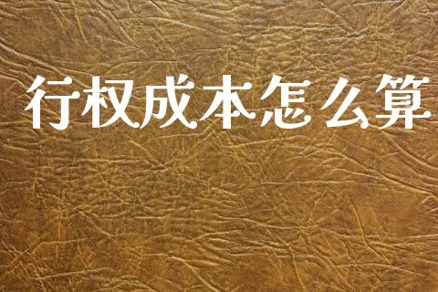 行权成本怎么算_https://wap.15771688.com_国际期货_第1张