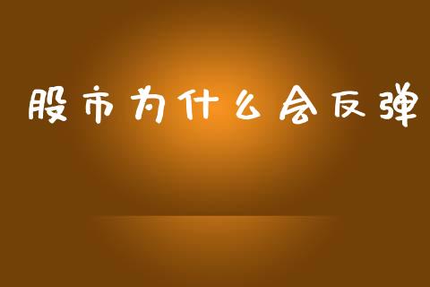 股市为什么会反弹_https://wap.15771688.com_国际期货_第1张