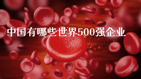 中国有哪些世界500强企业_https://wap.15771688.com_原油期货直播室_第1张