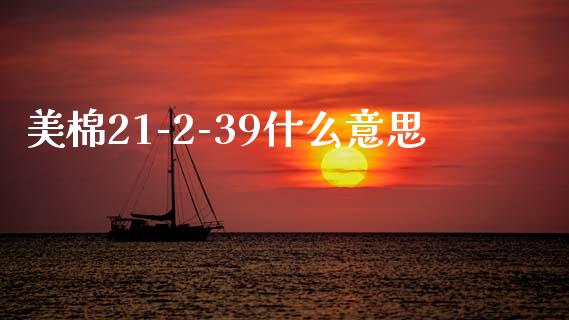 美棉21-2-39什么意思_https://wap.15771688.com_期货手续费一览表_第1张