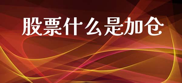 股票什么是加仓_https://wap.15771688.com_期货手续费一览表_第1张