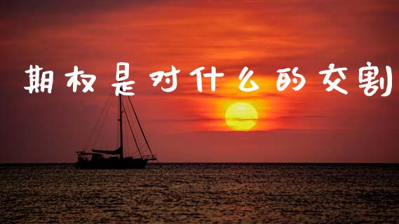 期权是对什么的交割_https://wap.15771688.com_道指期货_第1张