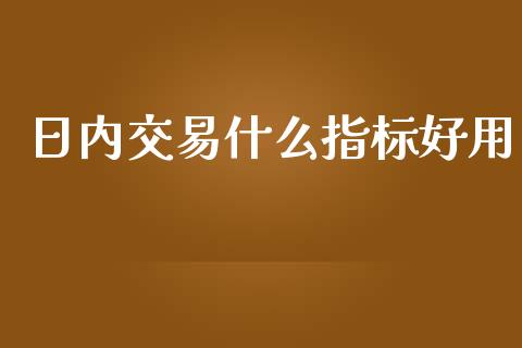 日内交易什么指标好用_https://wap.15771688.com_期货手续费一览表_第1张