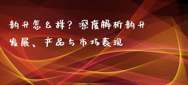 韵升怎么样？深度解析韵升发展、产品与市场表现_https://wap.15771688.com_原油期货直播室_第1张