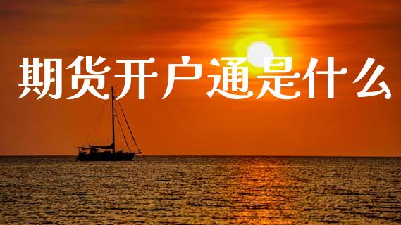 期货开户通是什么_https://wap.15771688.com_国际期货_第1张