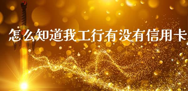怎么知道我工行有没有信用卡_https://wap.15771688.com_道指期货_第1张