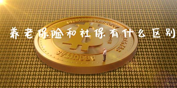 养老保险和社保有什么区别_https://wap.15771688.com_期货手续费一览表_第1张