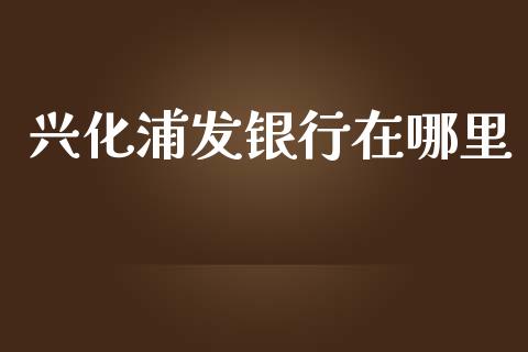 兴化浦发银行在哪里_https://wap.15771688.com_道指期货_第1张
