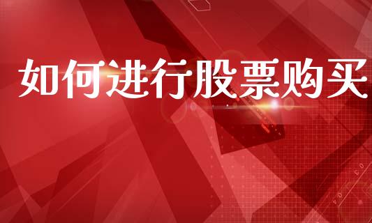 如何进行股票购买_https://wap.15771688.com_期货手续费一览表_第1张
